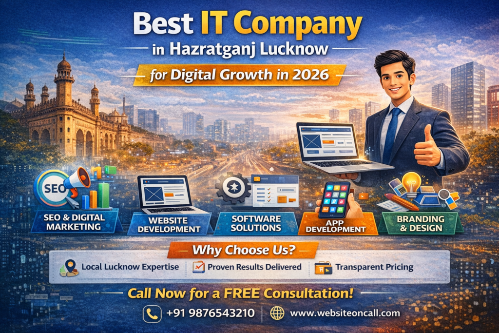 Best IT Company in Hazratganj Lucknow for Digital Growth in 2026