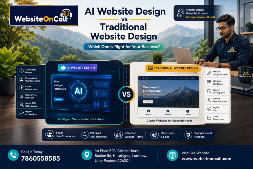 AI Website Design vs Traditional Website Design: Which is Better for Businesses in 2026?