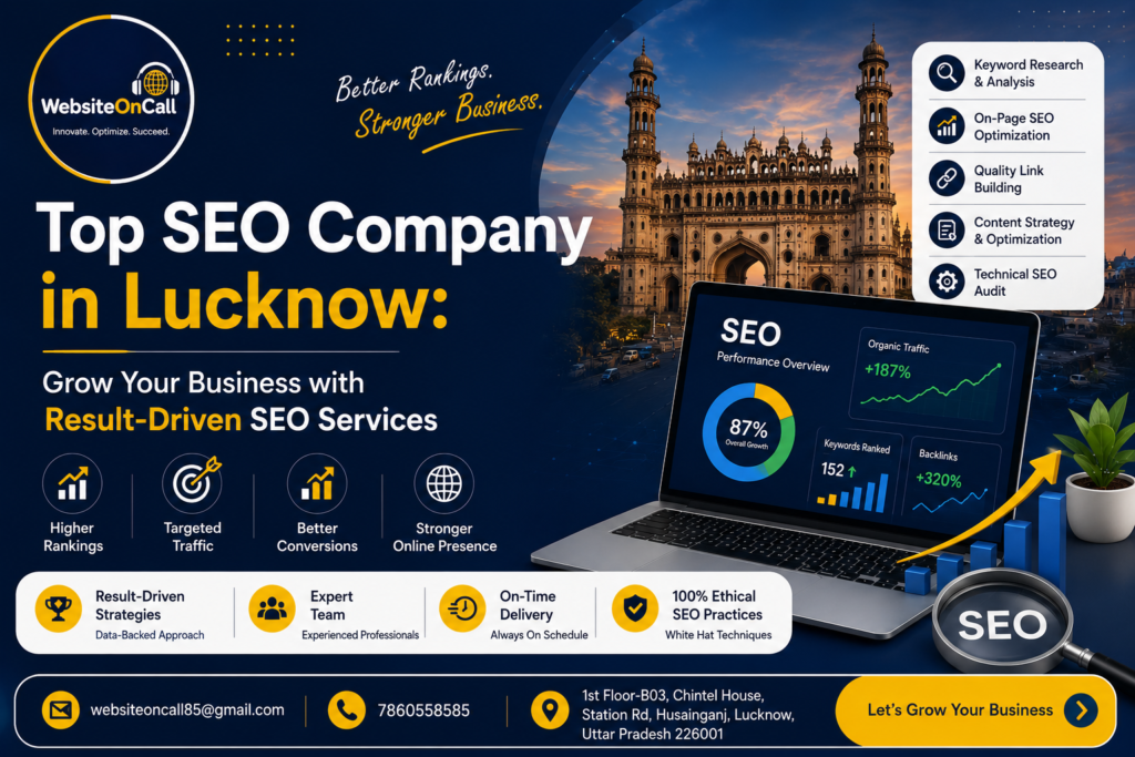 Top SEO Company in Lucknow providing result-driven SEO services for businesses
