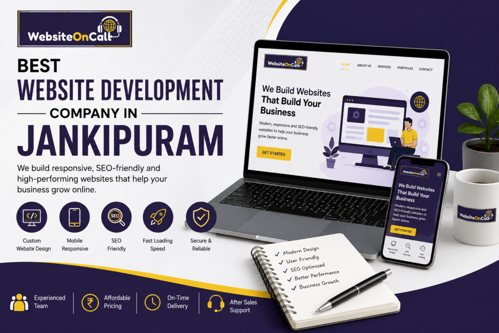 Best Website Development Company in Jankipuram – Build a Website That Grows Your Business