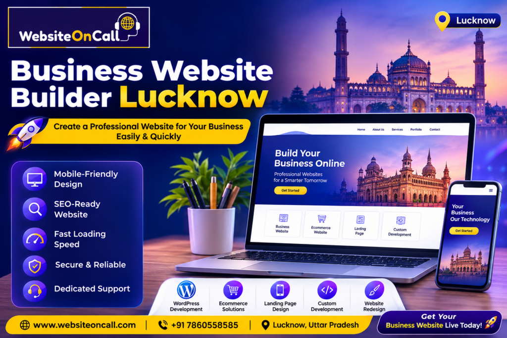 Best Business Website Builder in Lucknow for Professional Websites