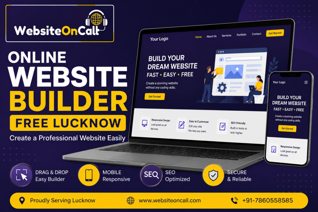 Online Website Builder Free Lucknow – Create a Professional Website Easily