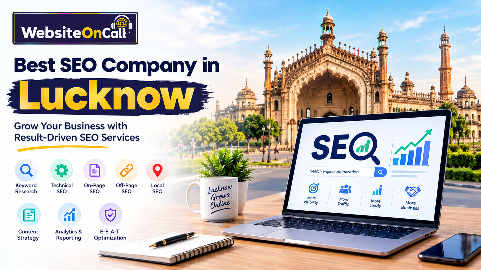 Best SEO Company in Lucknow – WebsiteOnCall SEO Services