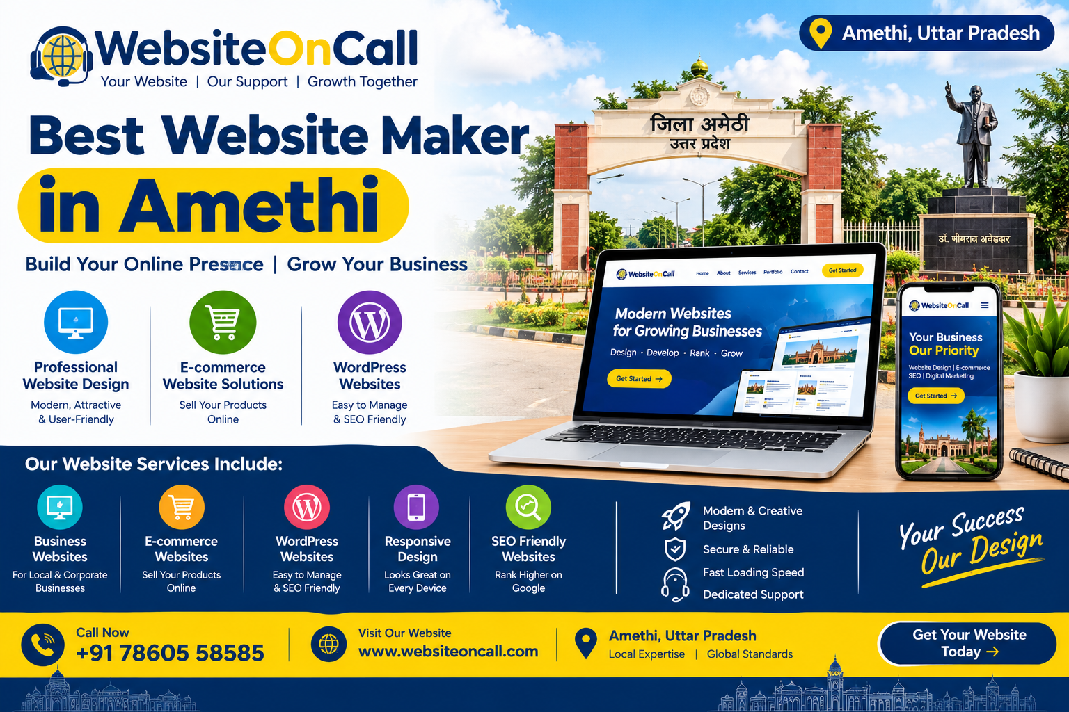 Best Website Maker in Amethi | Website Designer & E-commerce Website
