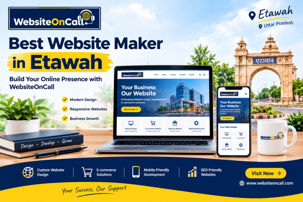 Best Website Maker in Etawah for professional website design and e-commerce solutions