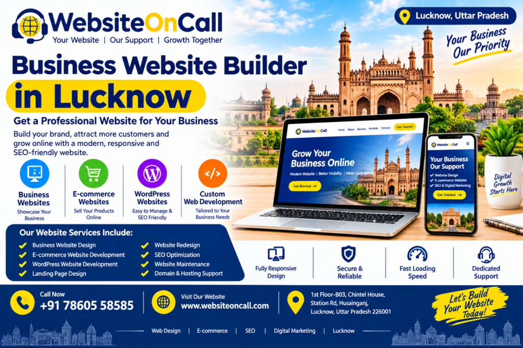 Business Website Builder in Lucknow by WebsiteOnCall