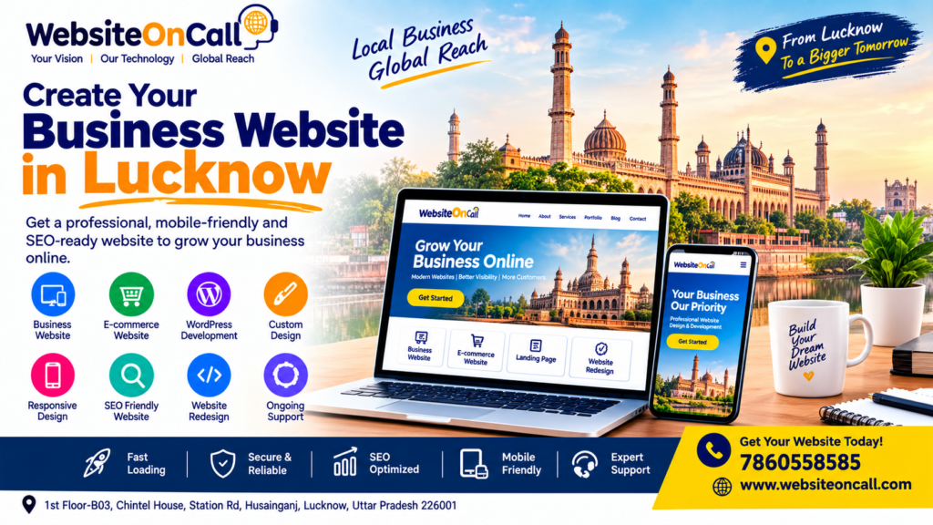 Create Business Website in Lucknow with Professional and SEO-Friendly Website Development