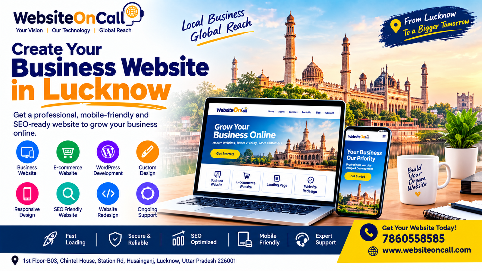 Create Business Website in Lucknow with Professional and SEO-Friendly Website Development