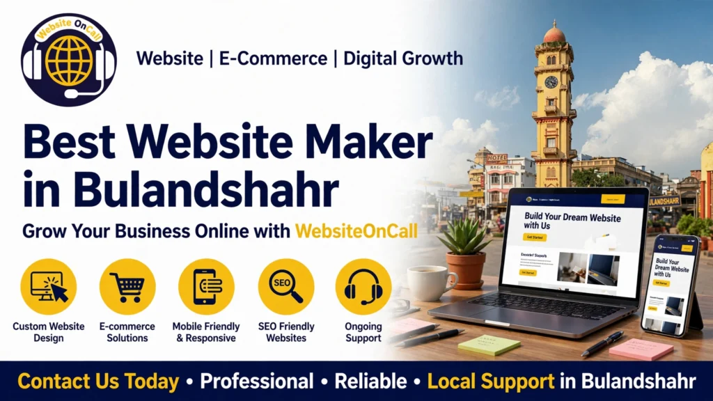 Best Website Maker in Bulandshahr for Professional Business Websites