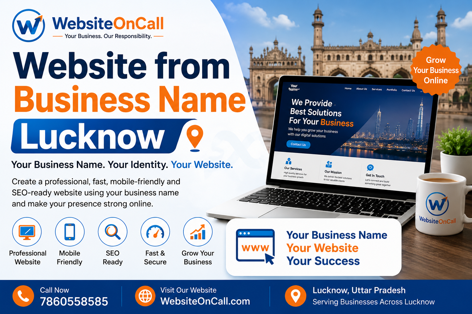 Website from Business Name Lucknow | WebsiteOnCall